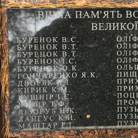 Братская могила в с. Пилява Вышгородского района
