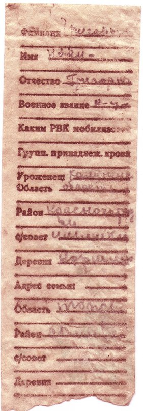 Григорьев Иван Григорьевич