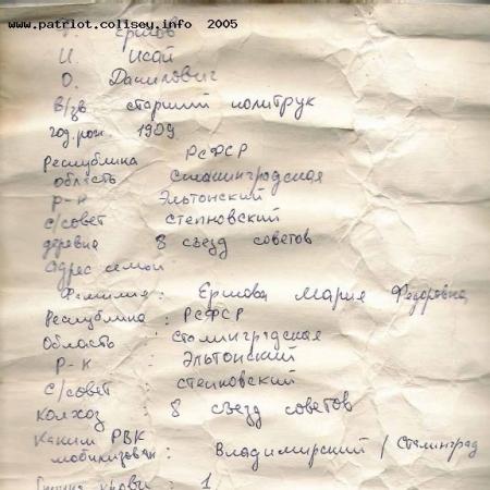 Данные из ЛОЗа