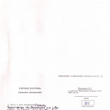 Братская могила в г. Батурин Бахмачского района