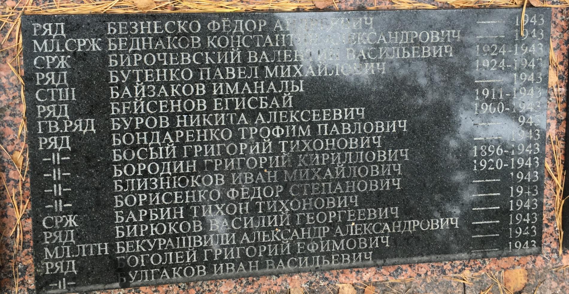 Братская могила в с. Пилява Вышгородского района