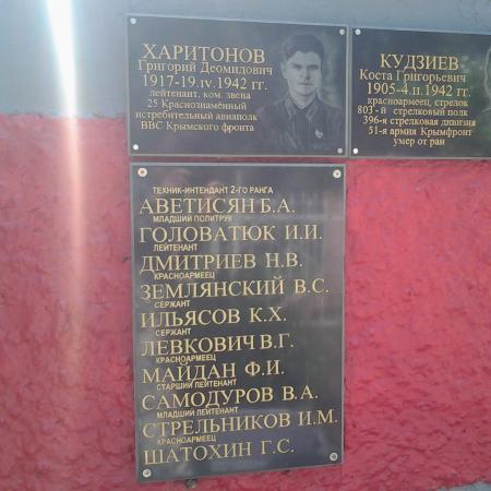 Братская могила у ст. Семь Колодязей