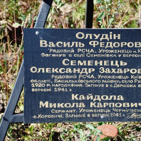 Мемориал в с. Борщев Барышевского района