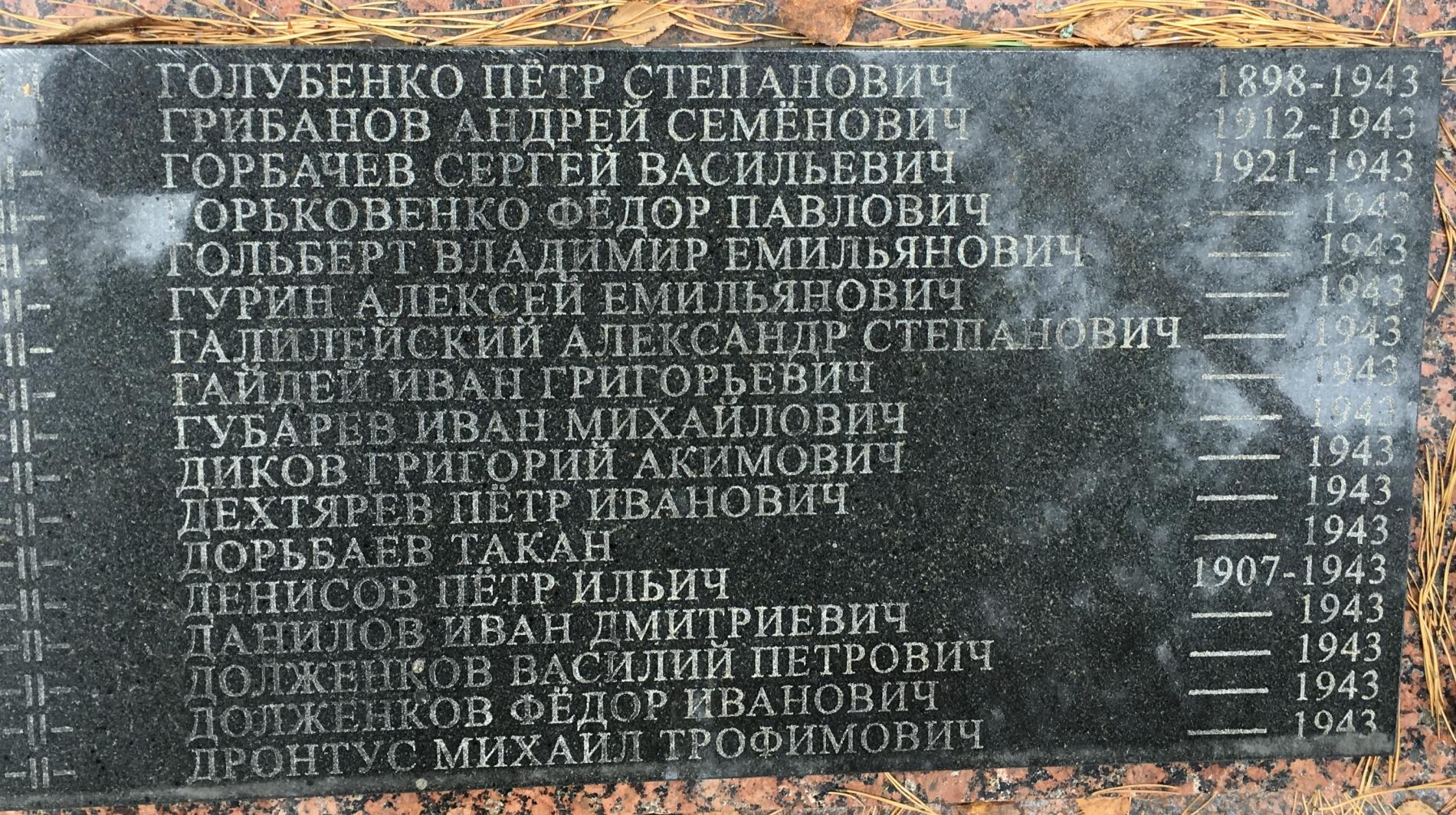 Братская могила в с. Пилява Вышгородского района