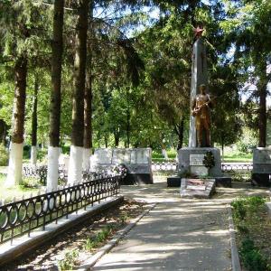 Братская могила в центре с. Комаровка Борзнянского района