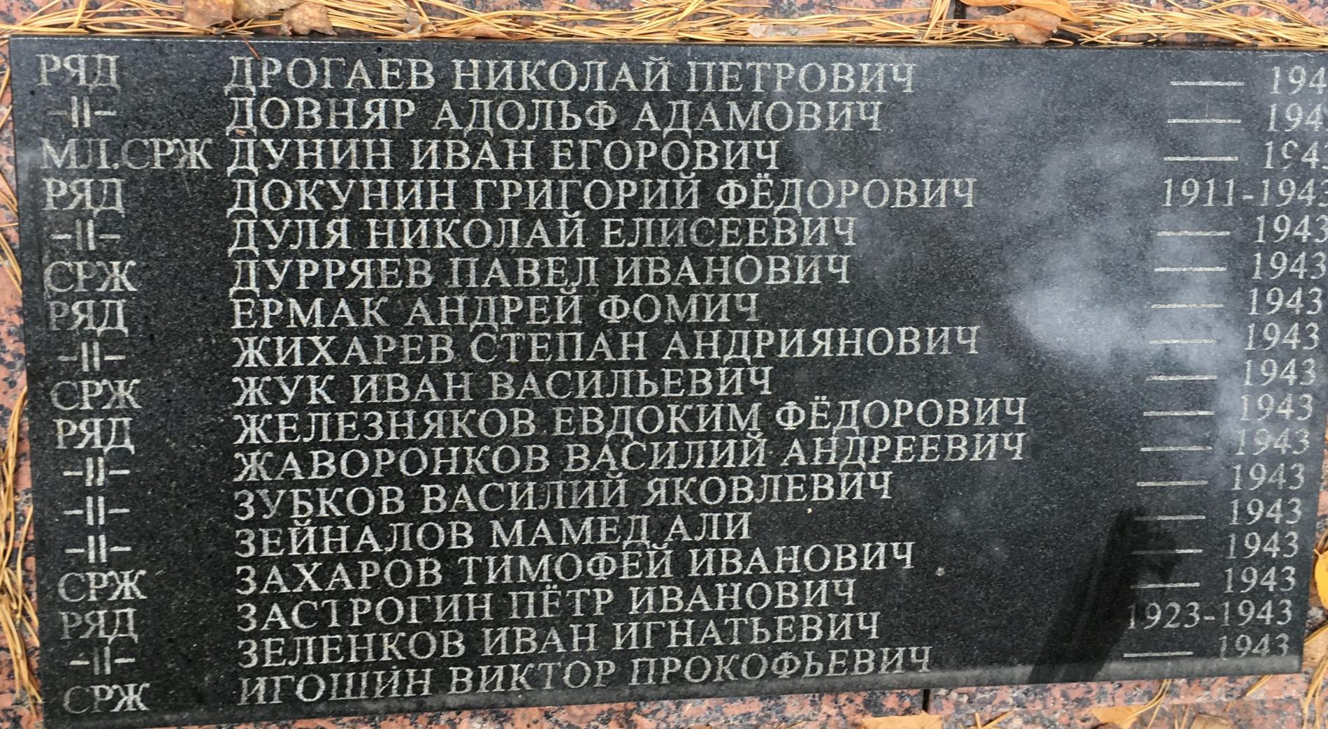 Братская могила в с. Пилява Вышгородского района