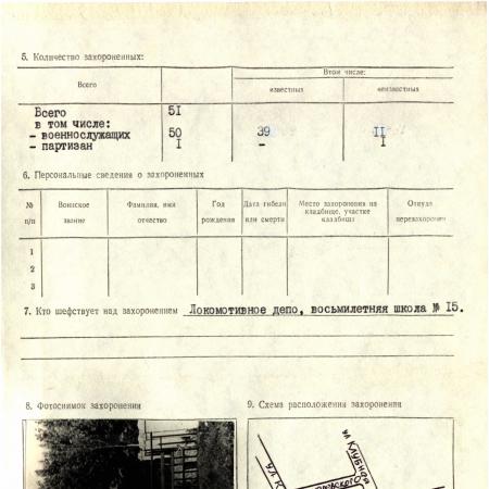 Братская могила в мкр Малая Яблуновка, г. Смела