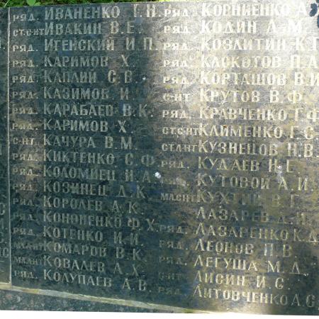 Братская могила в с. Ромашки Мироновского района