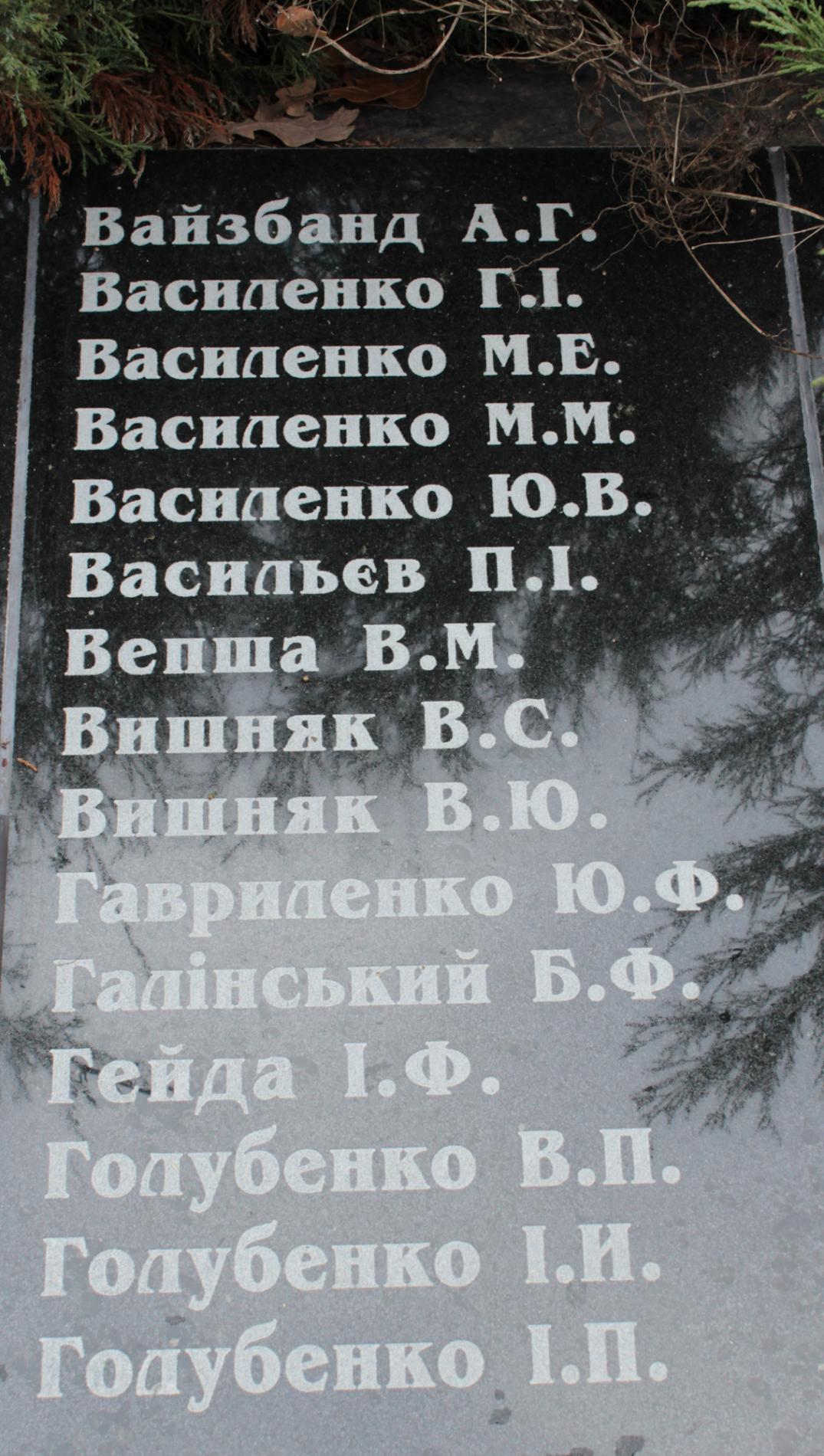 Братская могила воинов ВОВ в пгт. Иванков