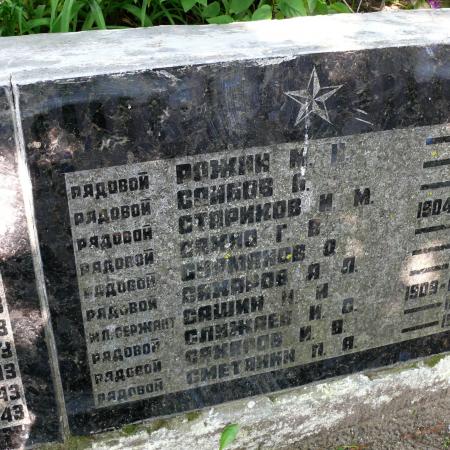Братская могила в селе Сычовка Вышгородского района