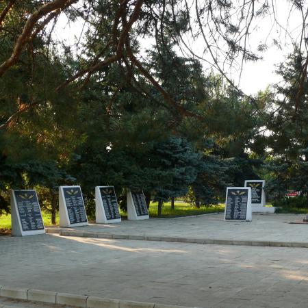 Братская могила в центре г. Святогорск Донецкой обл.