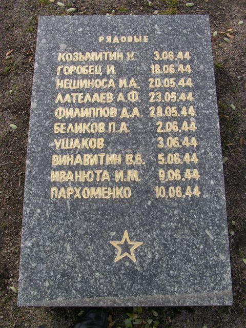 Воинское кладбище в парке им. 40-летия освобождения Днепропетровска