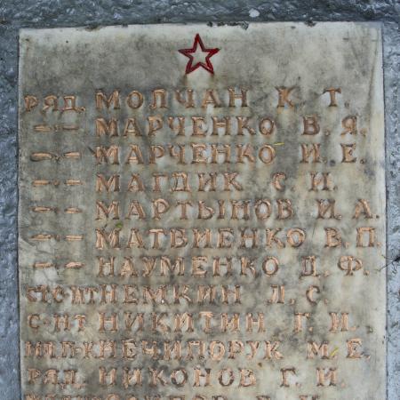 Братская могила на кладбище в с. Синяк Вышгородского района