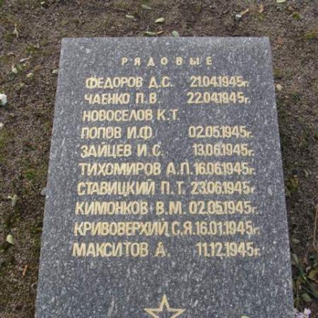 Воинское кладбище в парке им. 40-летия освобождения Днепропетровска