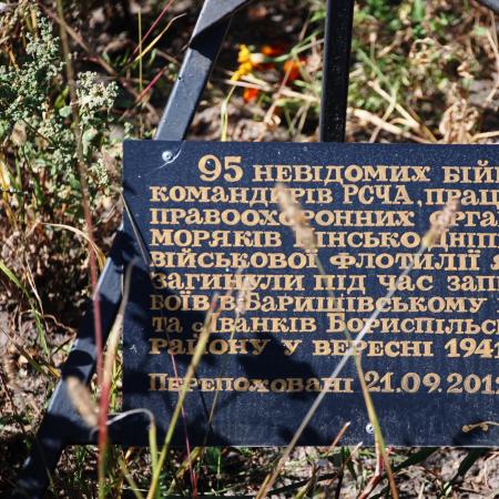 Мемориал в с. Борщев Барышевского района