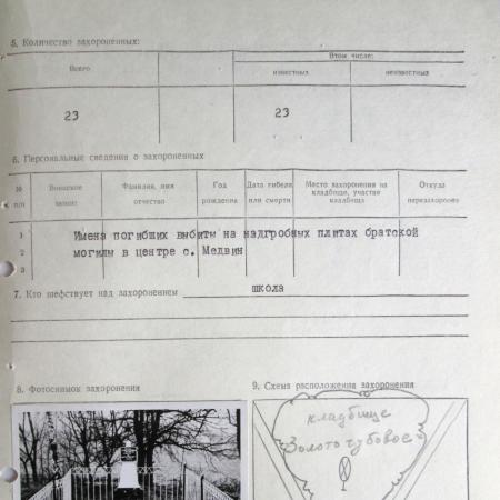 Одиночные захоронения в с. Медвин Богуславского района
