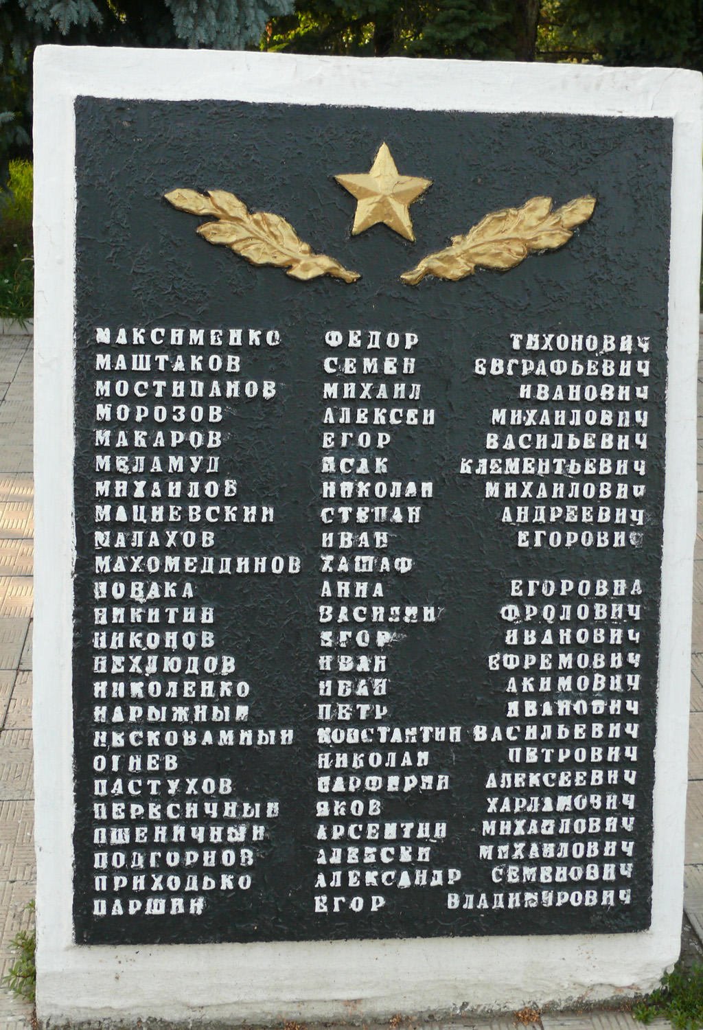 Братская могила в центре г. Святогорск Донецкой обл.