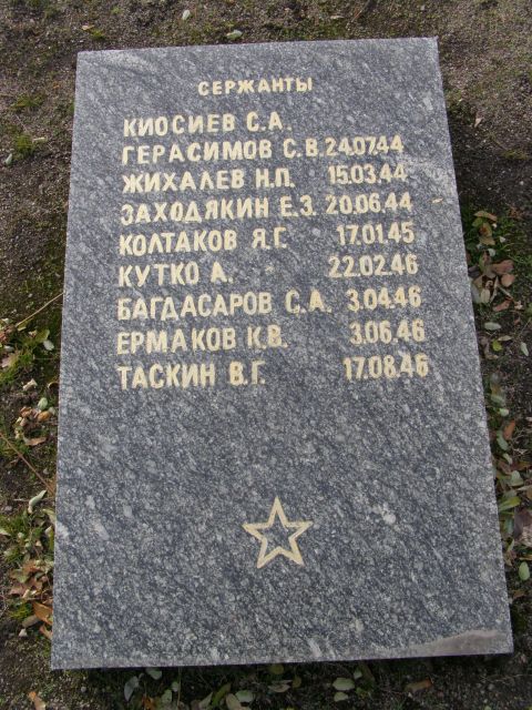 Воинское кладбище в парке им. 40-летия освобождения Днепропетровска