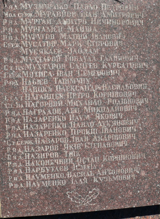 Братская могила воинов ВОВ в с. Ходоров Мироновского района