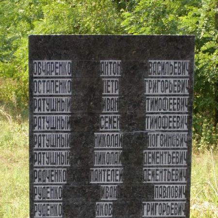 Памятник воинам-односельчанам в с. Грушеватка Пятихатского района