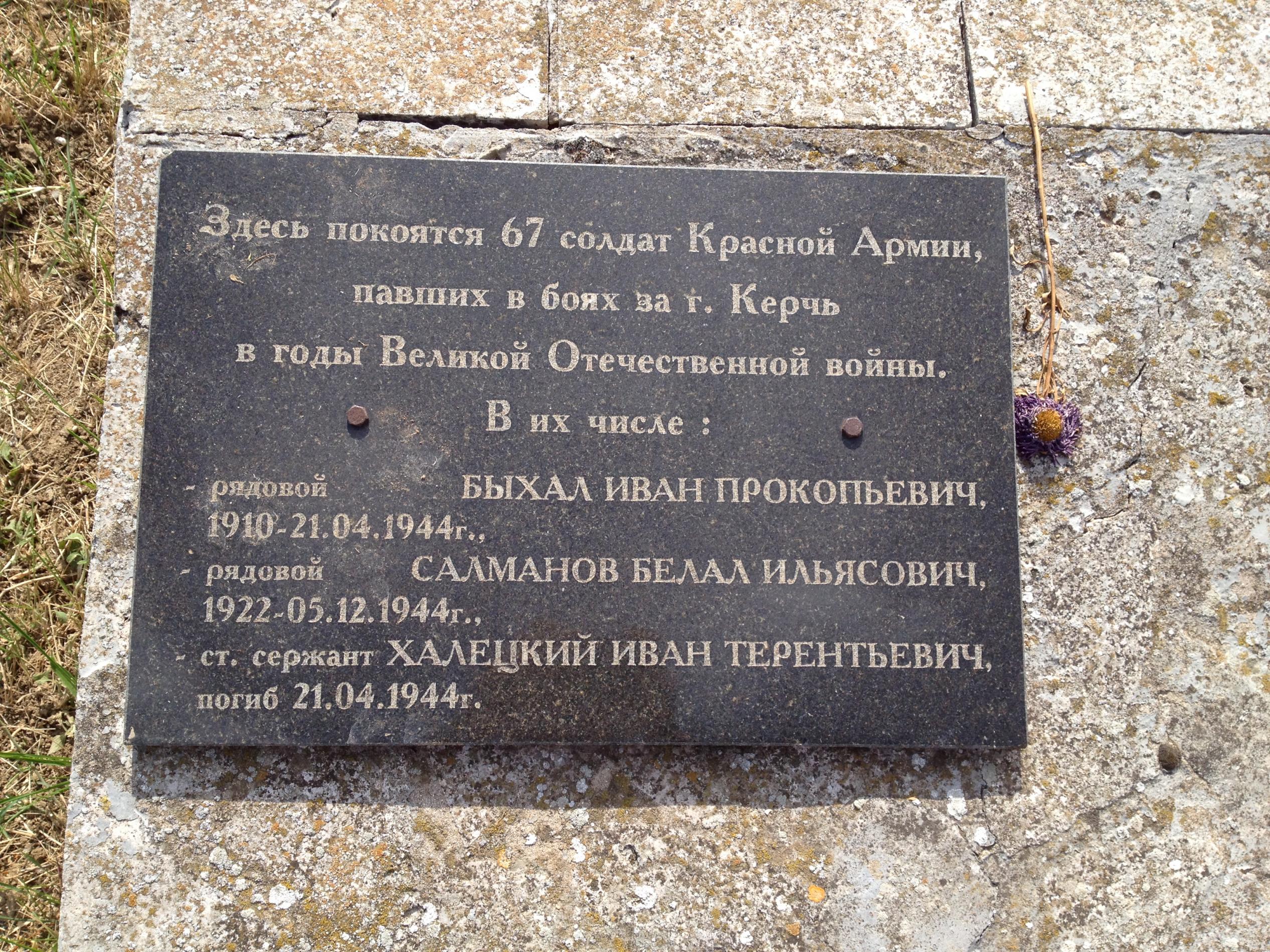 Братская могила десантников (поисковая)