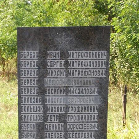 Памятник воинам-односельчанам в с. Грушеватка Пятихатского района