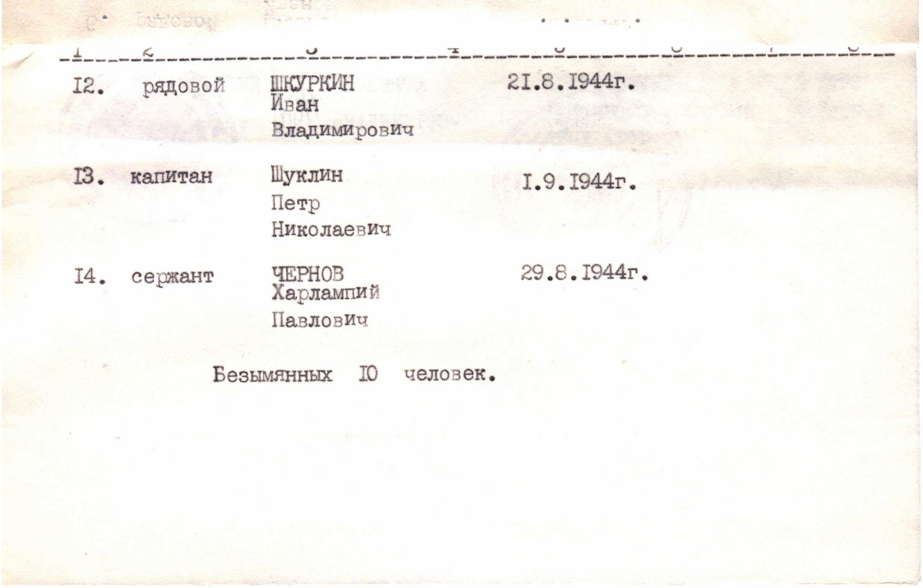 Братская могила в пгт. Бородино Тарутинского района