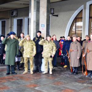 Торжественная передача останков в Киеве 5.02.2017