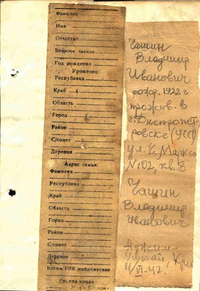Чашин Владимир Иванович