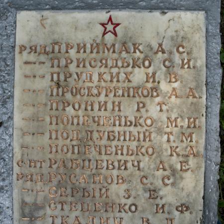 Братская могила на кладбище в с. Синяк Вышгородского района