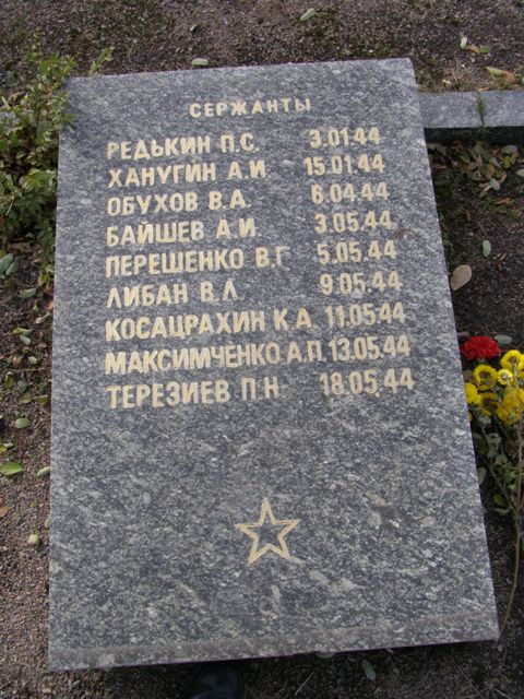 Воинское кладбище в парке им. 40-летия освобождения Днепропетровска
