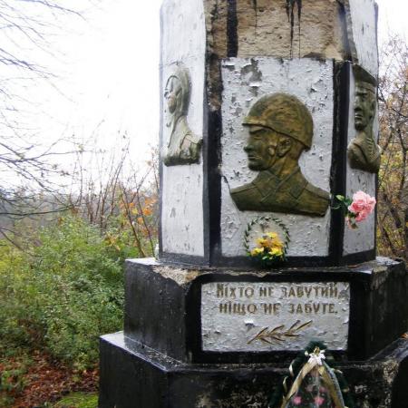 Памятник односельчанам в с. Щасновка Бобровицкого района