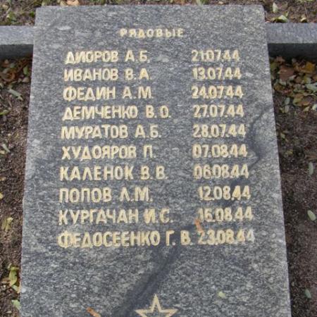Воинское кладбище в парке им. 40-летия освобождения Днепропетровска