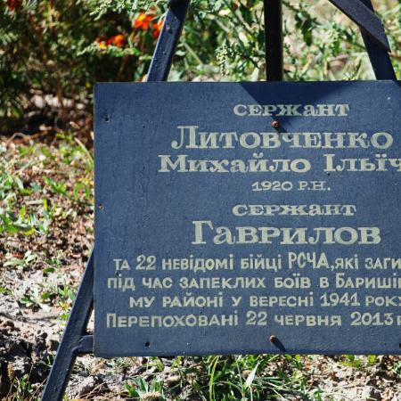 Мемориал в с. Борщев Барышевского района