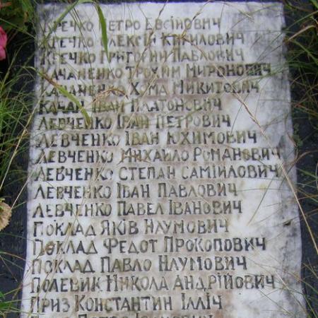 с. Козероги Черниговского района Черниговской области, Братская могила Воинов ВОВ