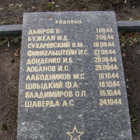 Воинское кладбище в парке им. 40-летия освобождения Днепропетровска