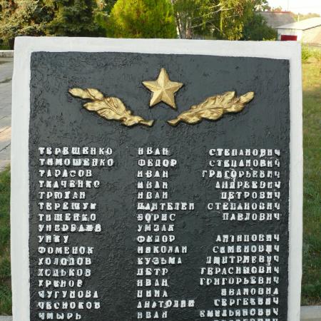 Братская могила в центре г. Святогорск Донецкой обл.