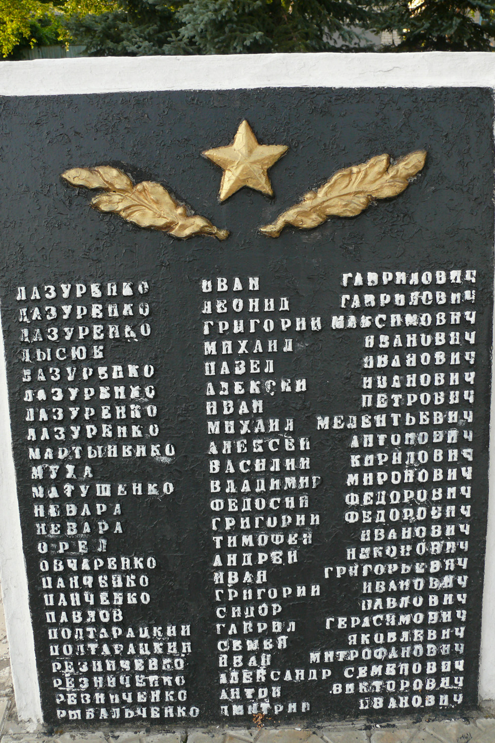 Братская могила в центре г. Святогорск Донецкой обл.