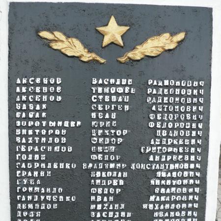 Братская могила в центре г. Святогорск Донецкой обл.