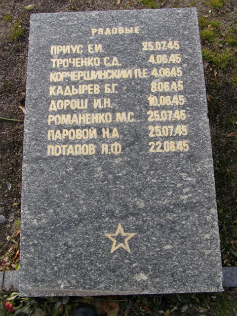 Воинское кладбище в парке им. 40-летия освобождения Днепропетровска
