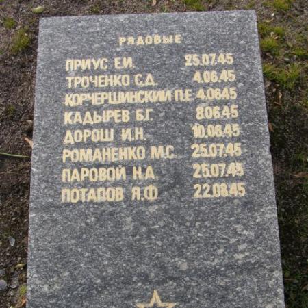 Воинское кладбище в парке им. 40-летия освобождения Днепропетровска