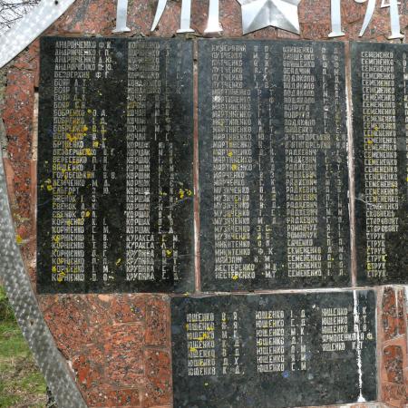 Памятник воинам-односельчанам в с. Ильинцы