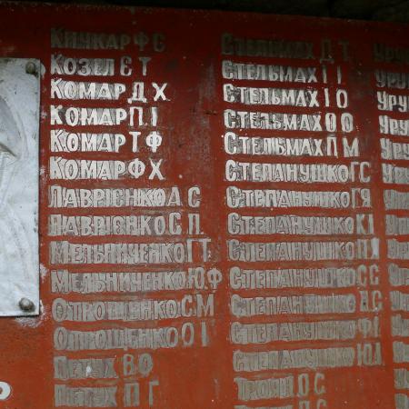 Памятник односельчанам в с. Парышев, Чернобыльская зона отчуждения