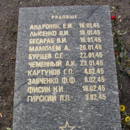 Воинское кладбище в парке им. 40-летия освобождения Днепропетровска