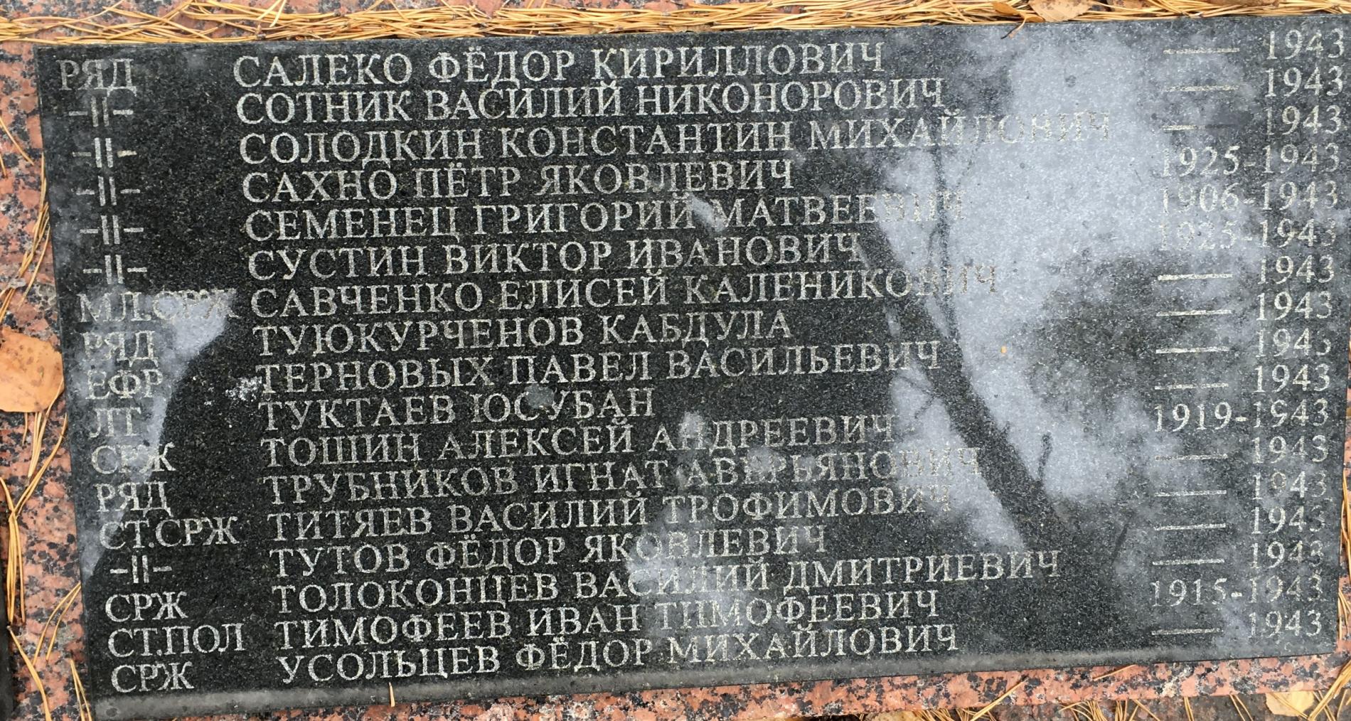 Братская могила в с. Пилява Вышгородского района