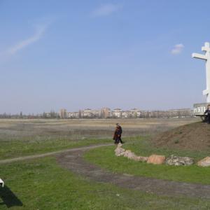 Братская могила десантников в г. Угледар