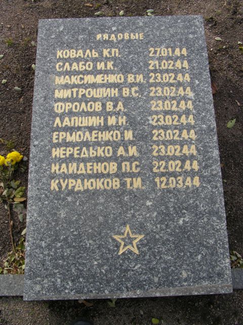 Воинское кладбище в парке им. 40-летия освобождения Днепропетровска