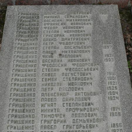 братская могила в с. Мелени Коростенского района