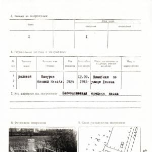 Могила рядового Михаила Шамурина в с. Шаповаловка Борзнянского района