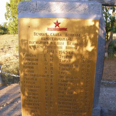 с. Дудчино Каховского района